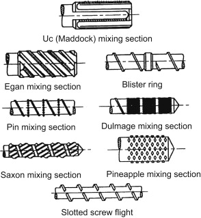 4 tornillos extrusores