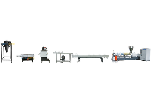 Línea de granulación de tipo hebras 