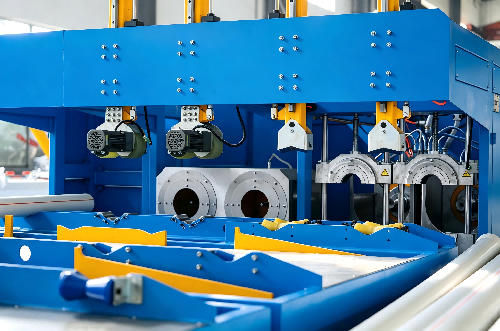 Máquina abocardadora de tubos de PVC en línea de extrusión de tubos de PVC