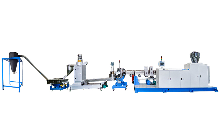 Línea de granulación de anillo de agua de PE del cliente