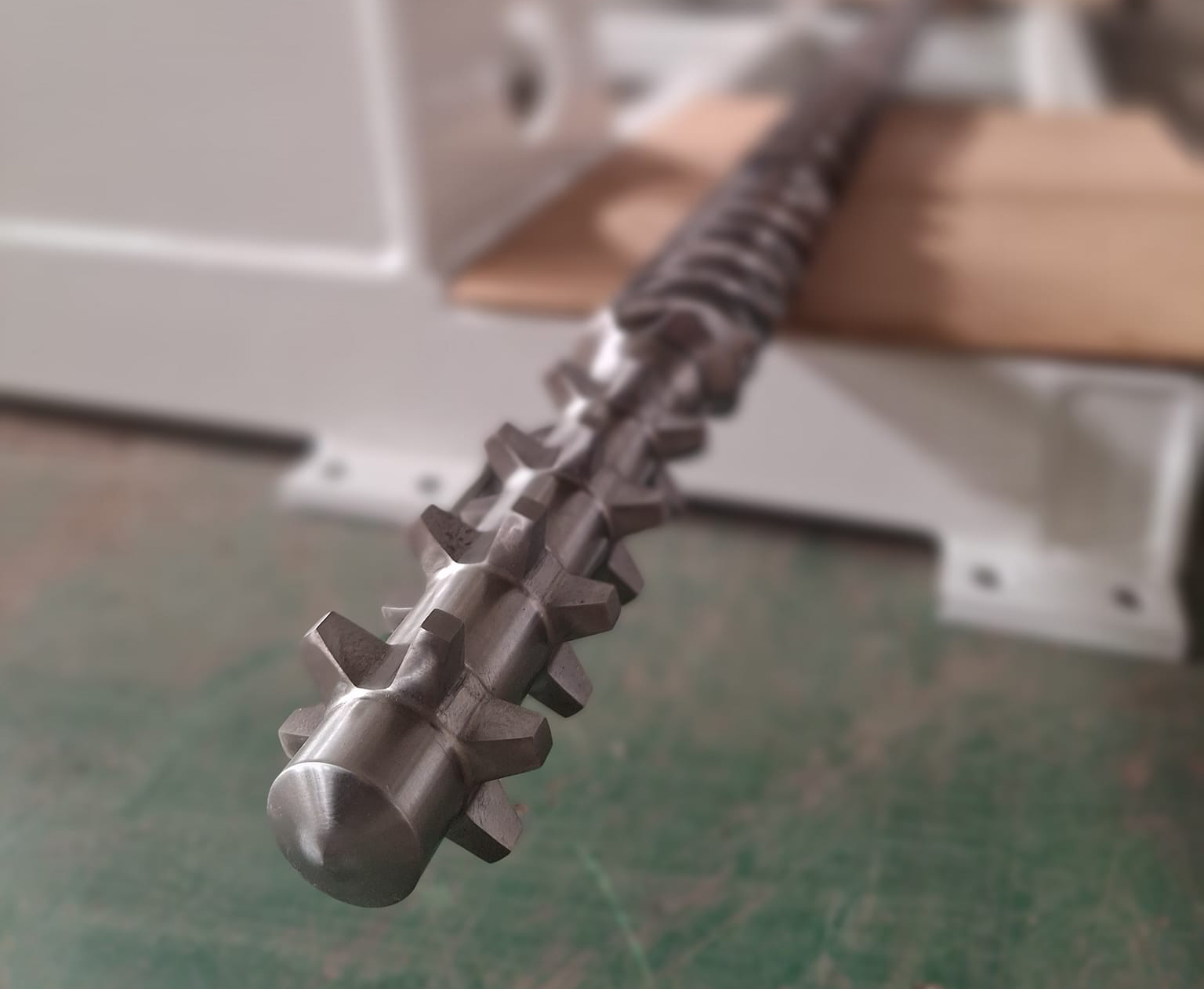 La extrusora de un solo tornillo