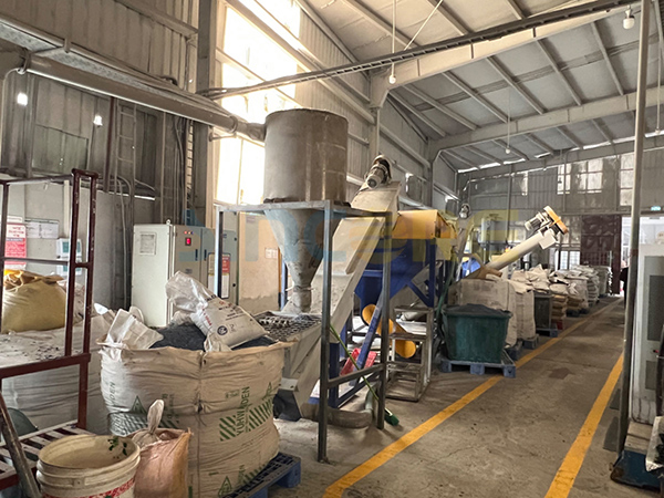 L&iacute;nea de lavado de reciclaje de pel&iacute;cula de PE 1