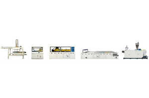 Línea de extrusión de paneles de PVC/WPC