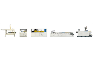 Línea de extrusión de paneles de PVC/WPC