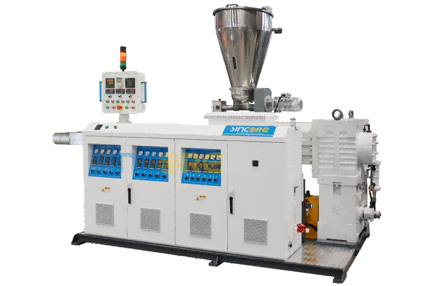 Línea de extrusión de tubos de PVC de cuatro salidas