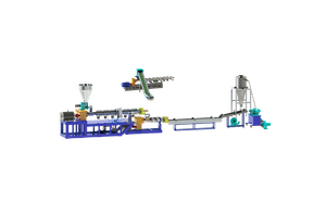 Línea de granulación de doble etapa tipo filamento
