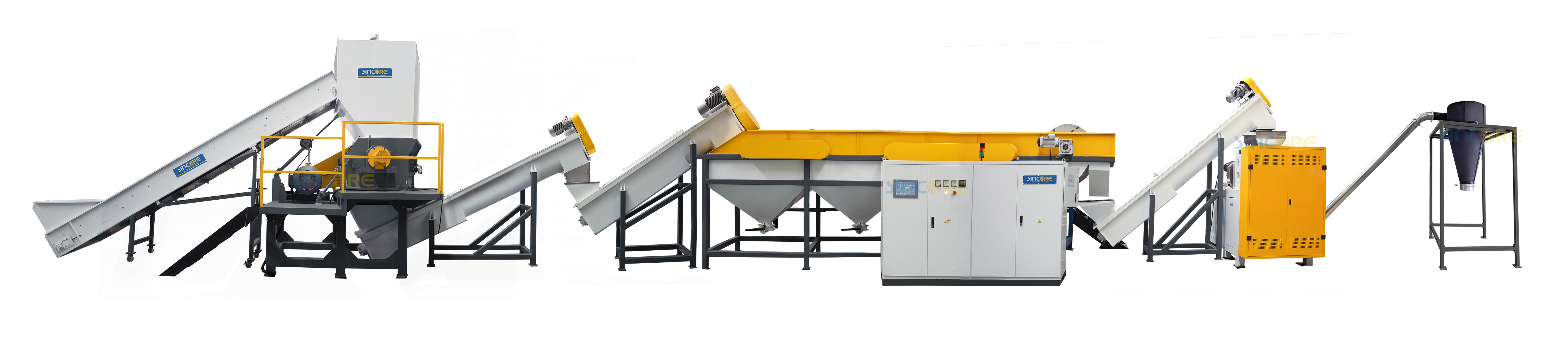 L&iacute;nea de lavado de reciclaje de pel&iacute;cula PE-PP+sincore