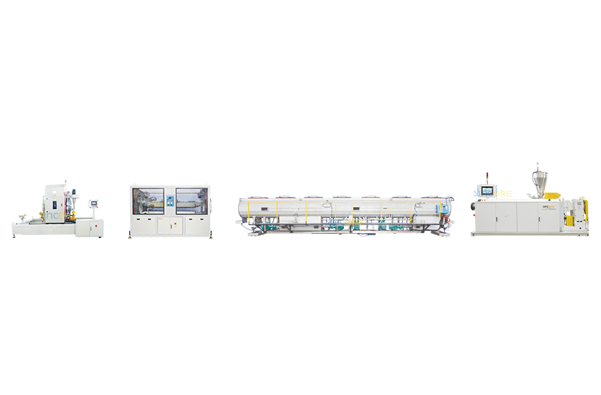 Línea de extrusión de tubería de PVC 