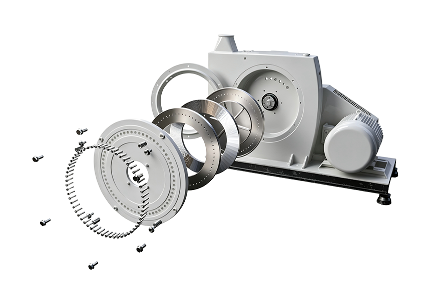 Pulverizador tipo disco PE/PP/PS/ABS