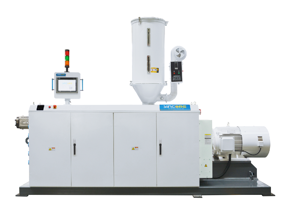 Extrusora de un solo tornillo y extrusora de doble tornillo