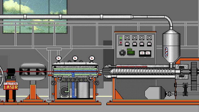 Tornillos de transferencia de energía para extrusión de polímeros energéticamente eficientes