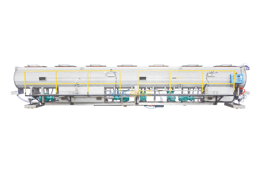 Línea de extrusión de tubos de PVC de salida única 