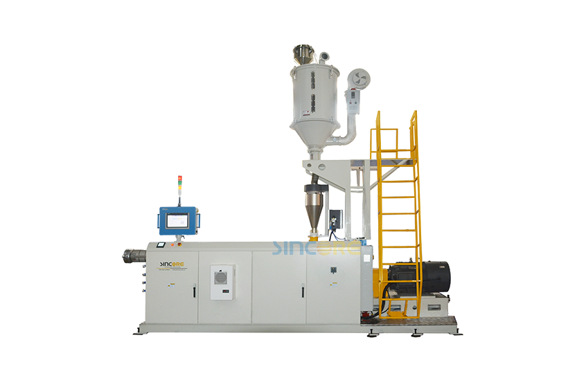 Línea de extrusión de tubos de HDPE (menos de 315 mm)