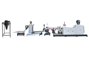 Línea de granulación de reciclaje de HDPE LDPE/línea de granulación de anillo de agua