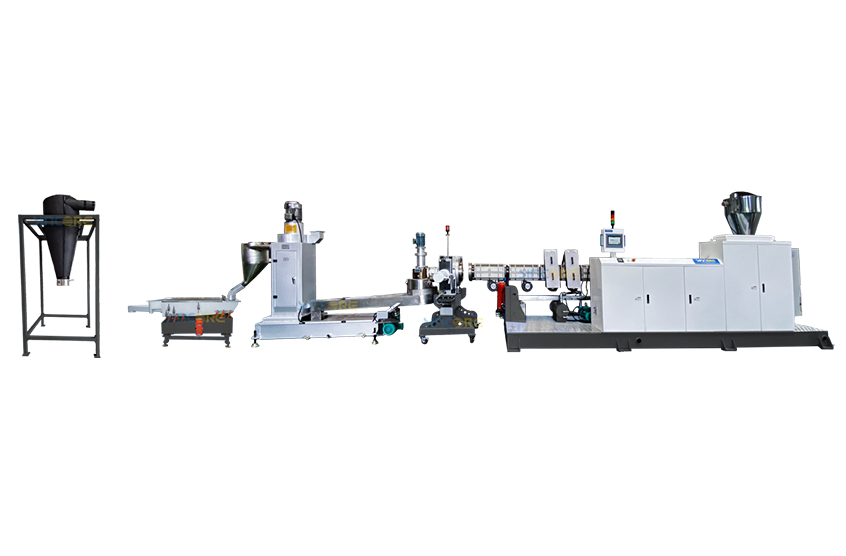 Línea de granulación de reciclaje de HDPE LDPE/línea de granulación de anillo de agua