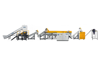 Línea de lavado de reciclaje de película PE/PP