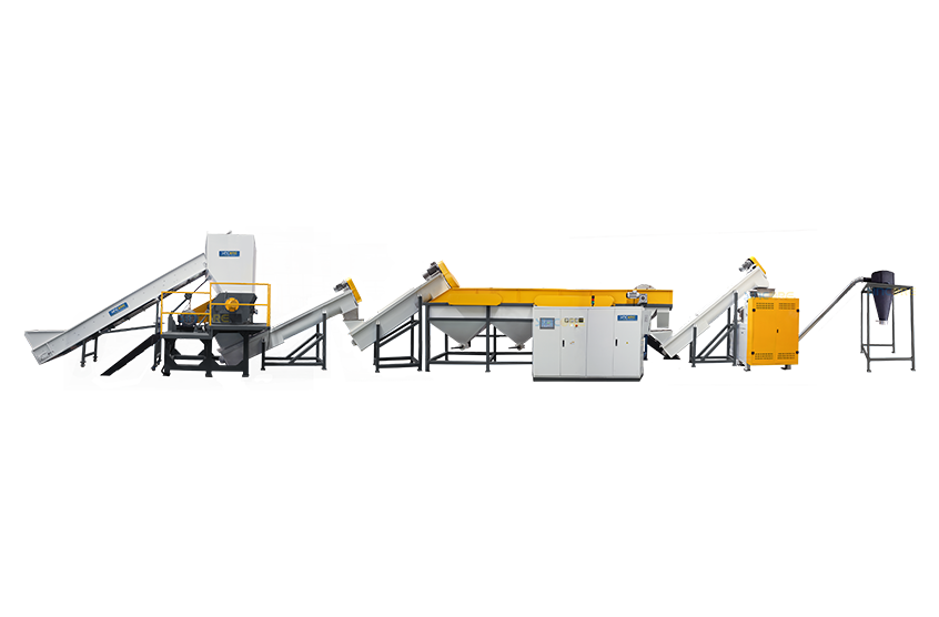 Línea de lavado de reciclaje de película PE/PP