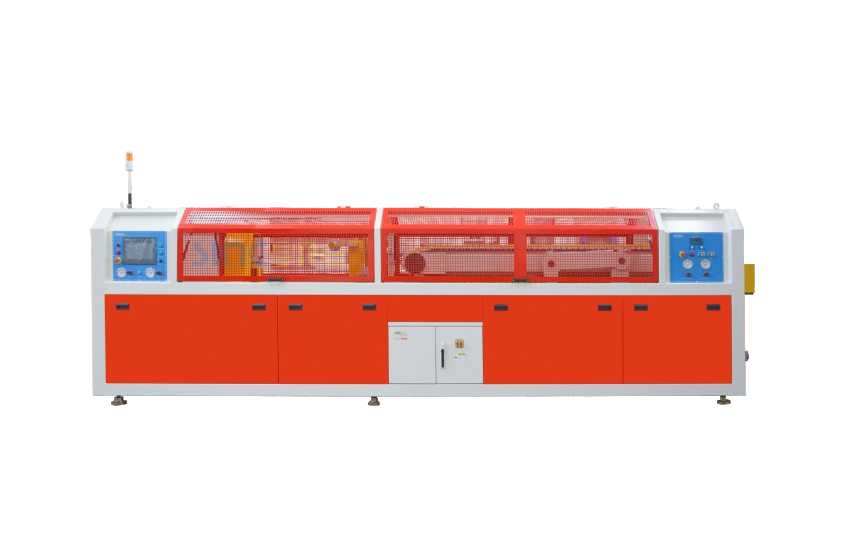 Línea de perfiles de ventanas de alta velocidad con extrusora de doble husillo paralela